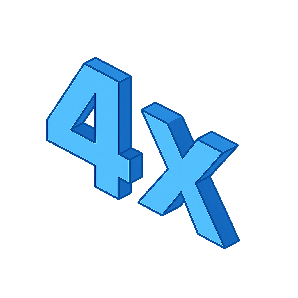 Graphic showing four stories, one broken art highlight