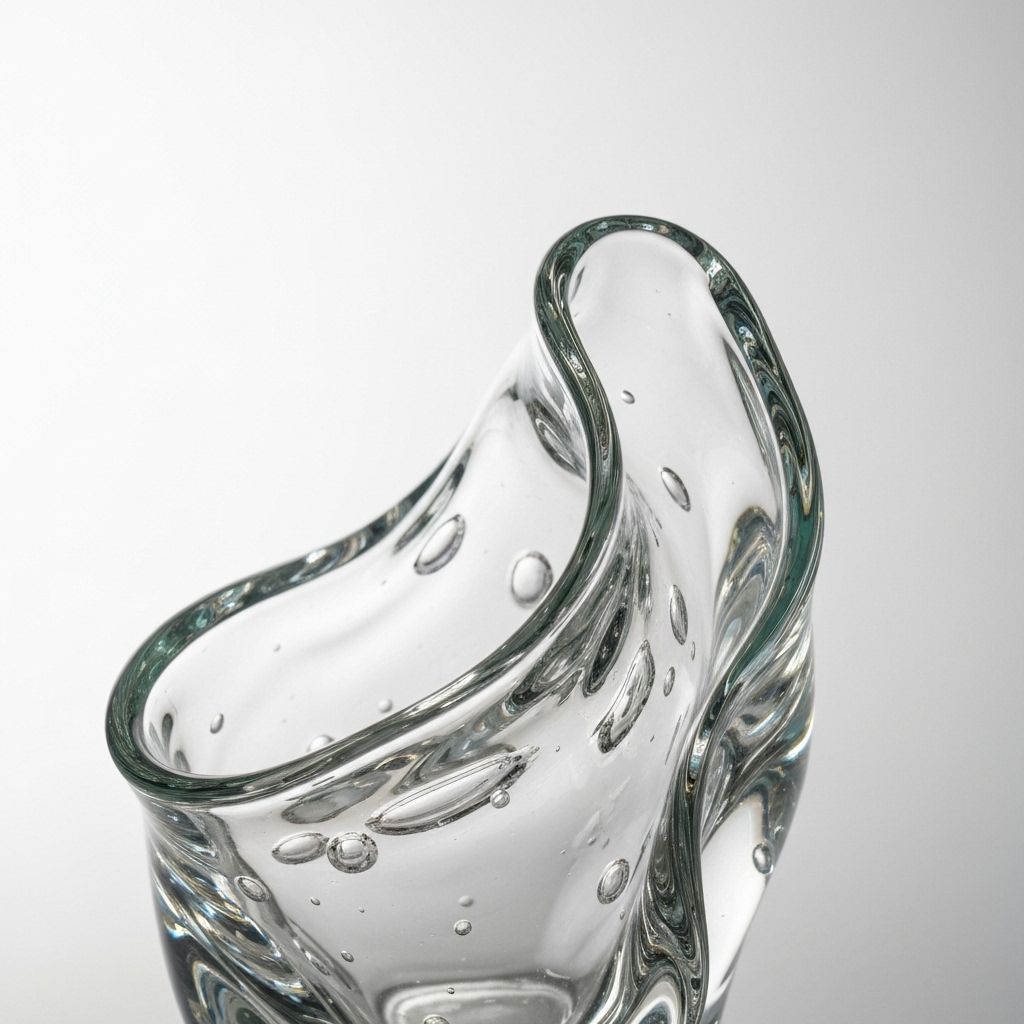 Hand-Blown Glass Vessel