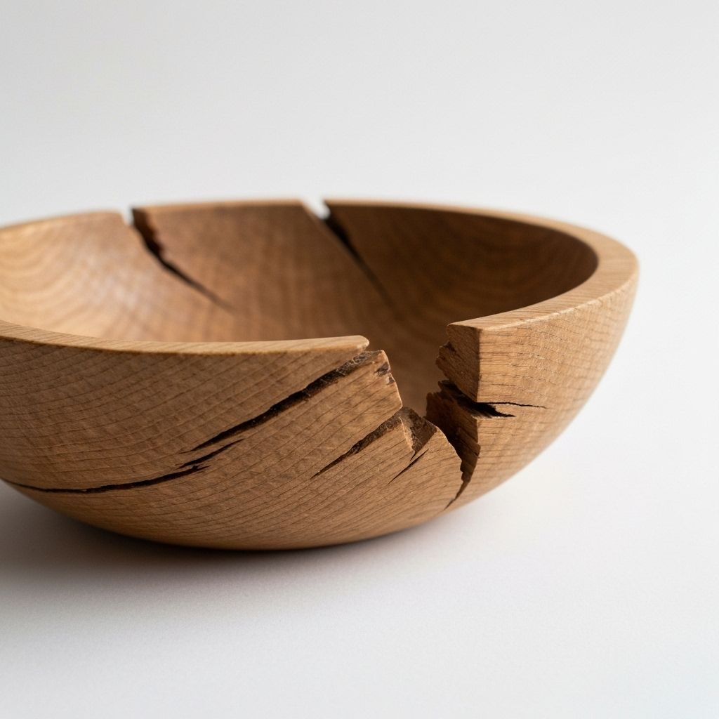 Hand-Carved Wooden Bowl